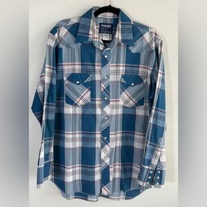 Vintage Wrangler snap button shirt • Men’s unsized